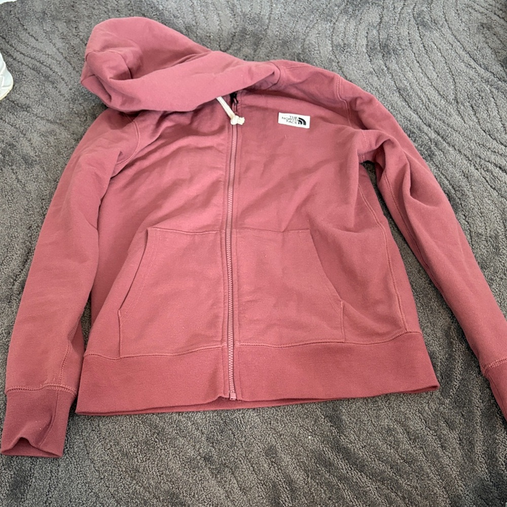 The North Face Dusty Rose Full-Zip Hoodie